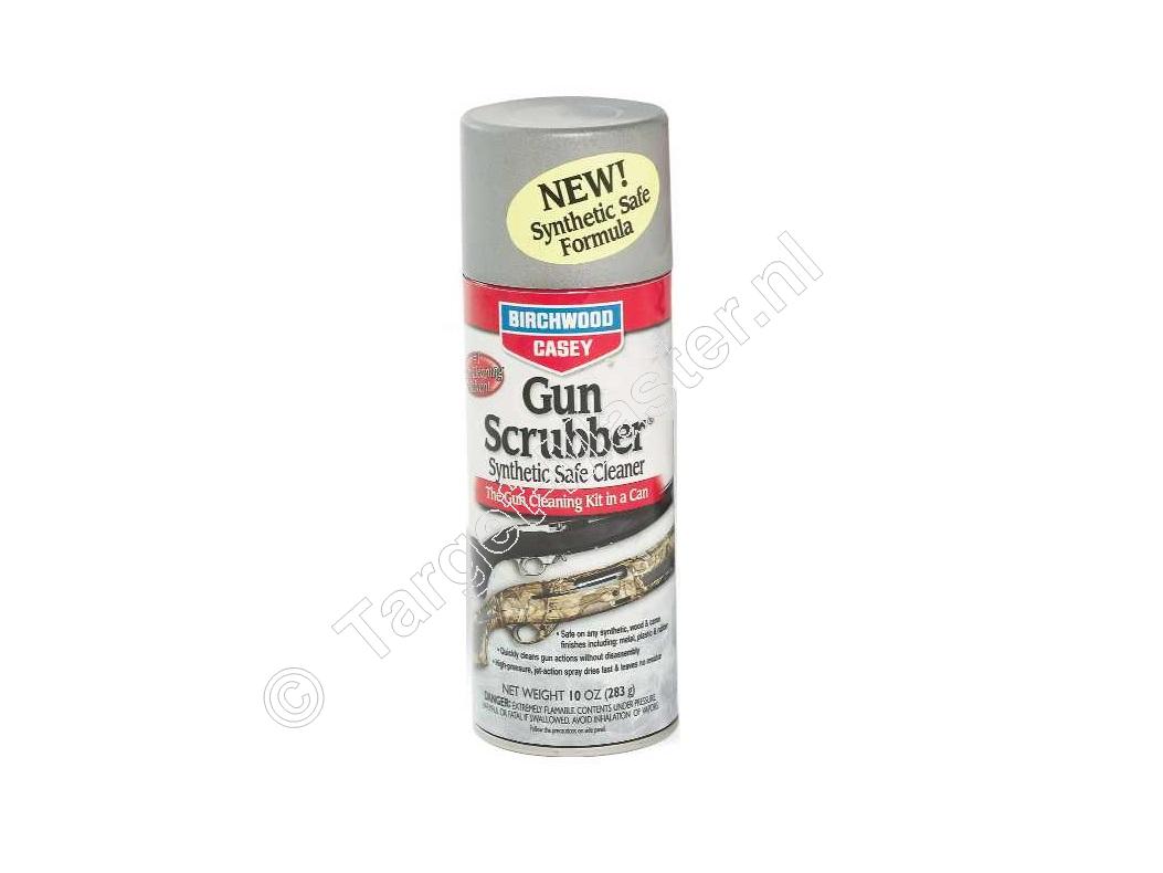 Birchwood Casey GUN SCRUBBER SYNTHETIC SAFE CLEANER Reiniger Ontvetter Spuitbus inhoud 283 gram